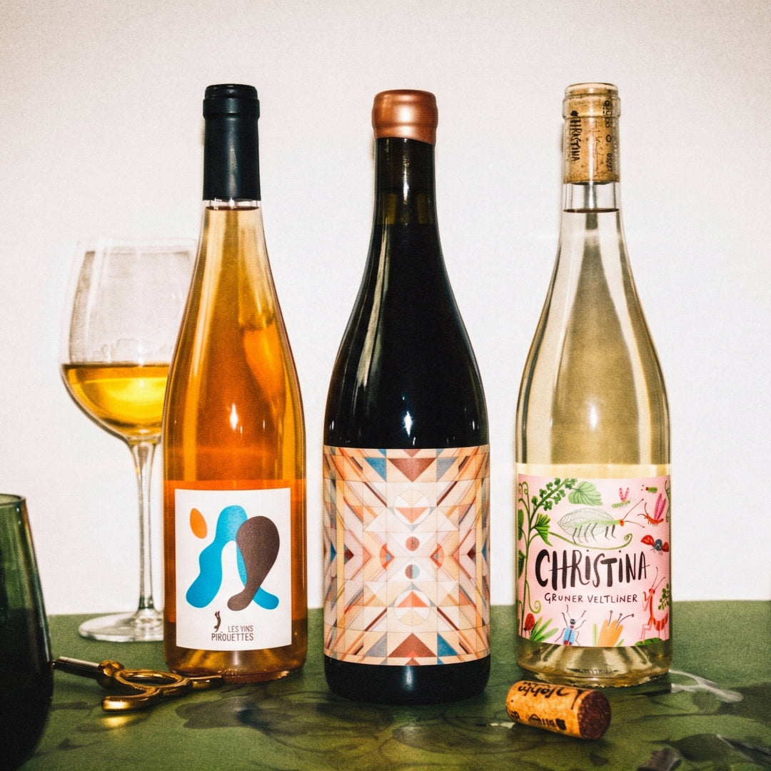 First Round's On Me drop: Eros de Vincent orange wine, Hongell Grenache and Christina Grüner Veltliner
